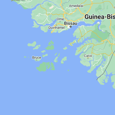 Map showing location of Bubaque (11.283330, -15.833330)