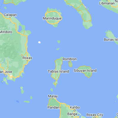 Map showing location of Calatrava (12.619800, 122.071400)