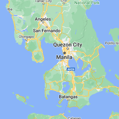 Map showing location of Cavite (14.477830, 120.893220)