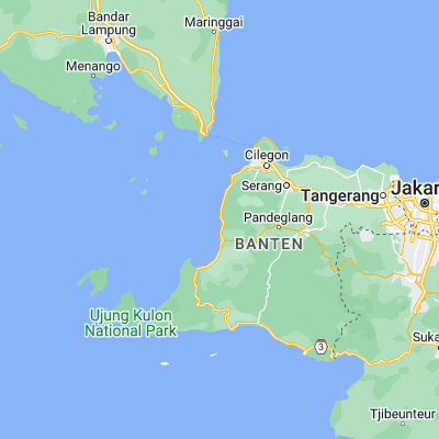 Map showing location of Citajur (-6.284500, 105.827300)