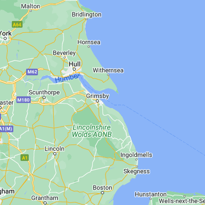 Map showing location of Cleethorpes (53.560470, -0.032250)
