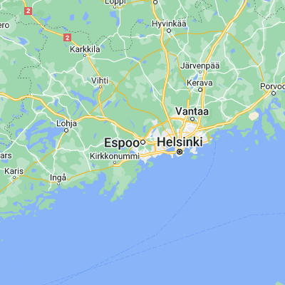 Map showing location of Espoo (60.205200, 24.652200)