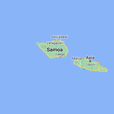 Map showing location of Gataivai (-13.773600, -172.388020)