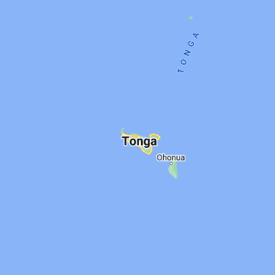Map showing location of Havelu (-21.150000, -175.216670)