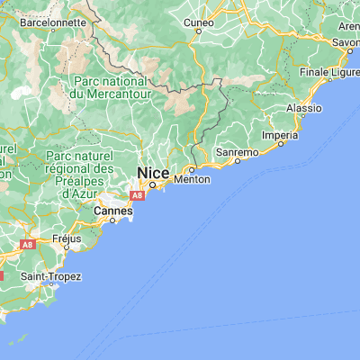 Map showing location of La Condamine (43.734400, 7.420240)