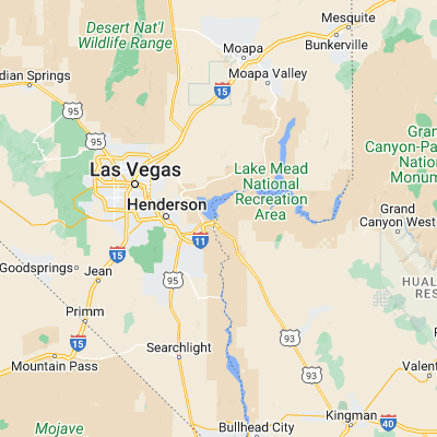 Map showing location of Lake Mead (36.032860, -114.726020)
