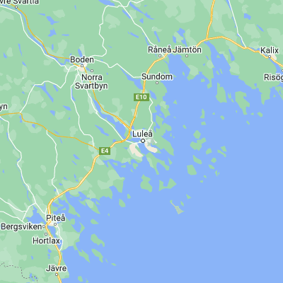 Map showing location of Luleå (65.584150, 22.154650)