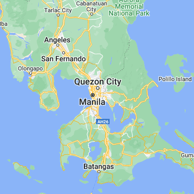 Map showing location of Mandaluyong City (14.583200, 121.040900)