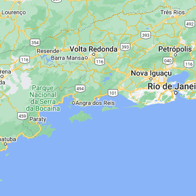 Map showing location of Mangaratiba (-22.959720, -44.040560)
