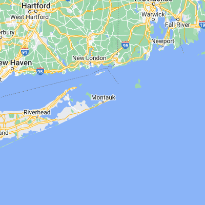 Map showing location of Montauk (41.035940, -71.954510)
