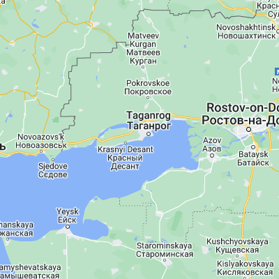 Map showing location of Novobessergenovka (47.184650, 38.846250)