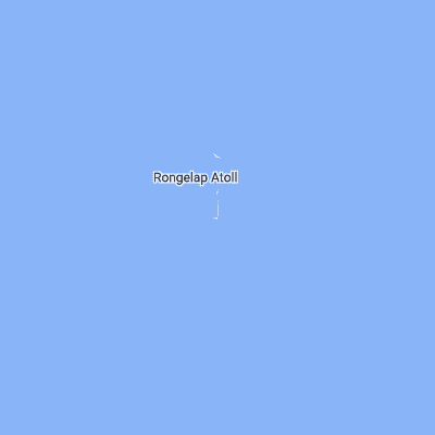 Map showing location of Rongelap (11.163510, 166.894080)