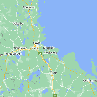 Map showing location of Skutskär (60.641040, 17.409150)