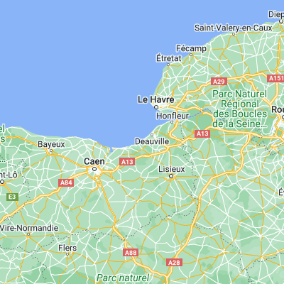 Map showing location of Villers-sur-Mer (49.322640, 0.000270)