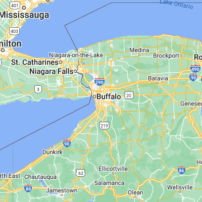 Map showing location of West Seneca (42.850060, -78.799750)