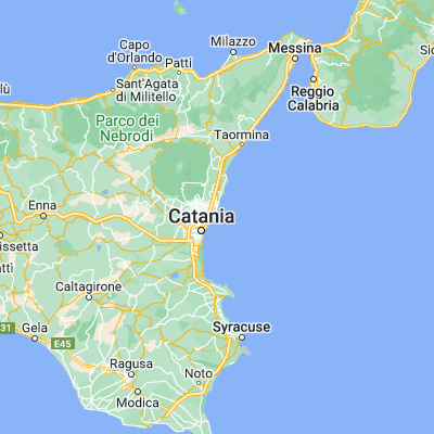Map showing location of Aci Trezza (37.563860, 15.161360)