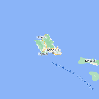 Map showing location of ‘Aiea (21.382220, -157.933610)