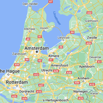 Map showing location of Almere Stad (52.370250, 5.214130)