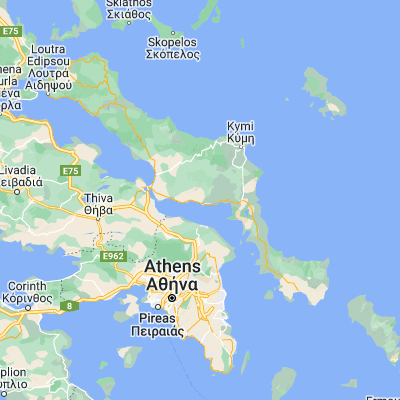 Map showing location of Amárynthos (38.400000, 23.883330)