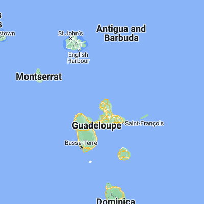 Map showing location of Anse-Bertrand (16.472060, -61.507780)