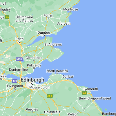 Map showing location of Anstruther (56.223150, -2.702290)