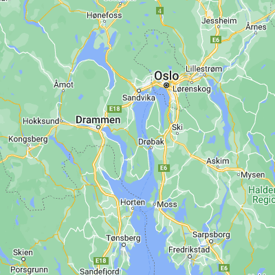 Map showing location of Åros (59.703060, 10.513610)