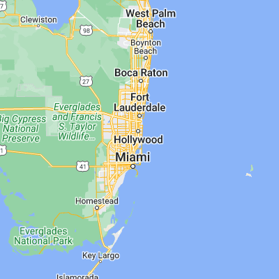 Map showing location of Aventura (25.956480, -80.139210)