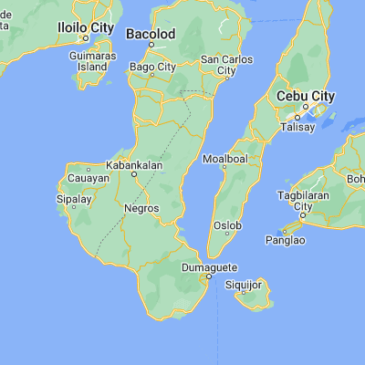 Map showing location of Ayungon (9.858900, 123.144400)