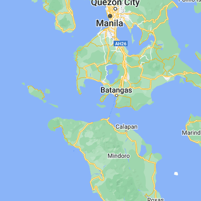 Map showing location of Bagalangit (13.709770, 120.877060)
