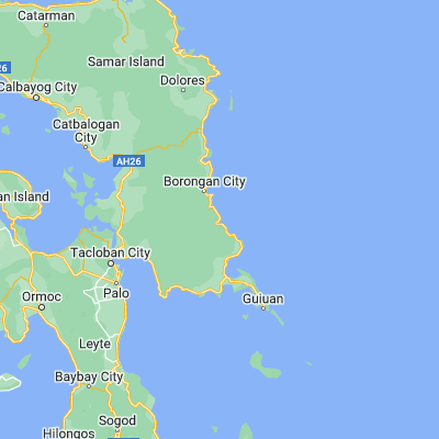 Map showing location of Balangkayan (11.471390, 125.510560)