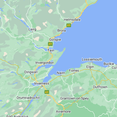 Map showing location of Balintore (57.755640, -3.912320)