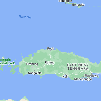 Map showing location of Baru Timur (-8.308300, 120.491200)
