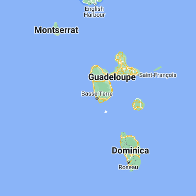 Map showing location of Basse-Terre (15.998540, -61.725480)