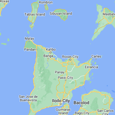 Map showing location of Batan (11.585700, 122.497100)