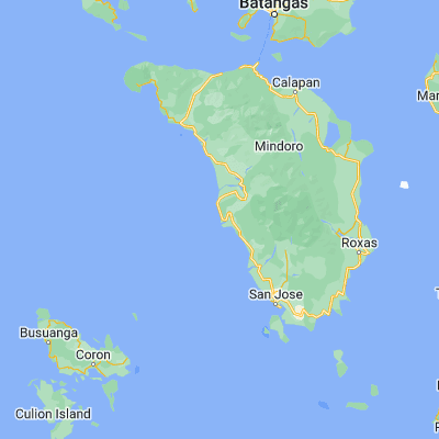 Map showing location of Batasan (12.766670, 120.783330)
