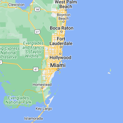 Map showing location of Bay Harbor Islands (25.887590, -80.131160)