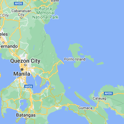 Map showing location of Binulasan (14.731590, 121.697810)