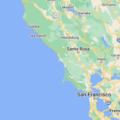 Map showing location of Bodega Bay (38.333250, -123.048060)