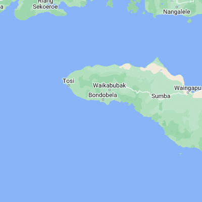 Map showing location of Bogorawatu (-9.749100, 119.327300)