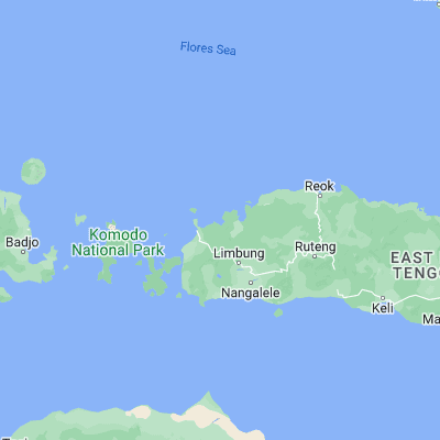 Map showing location of Bolengpulau (-8.438400, 119.994300)