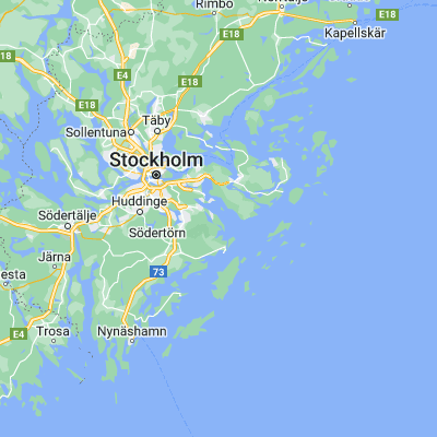 Map showing location of Brevik (59.216670, 18.383330)