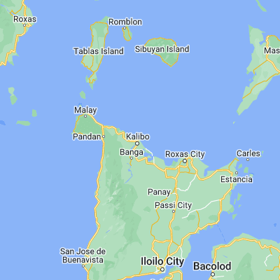 Map showing location of Brgy. New Buswang, Kalibo (11.712220, 122.384720)
