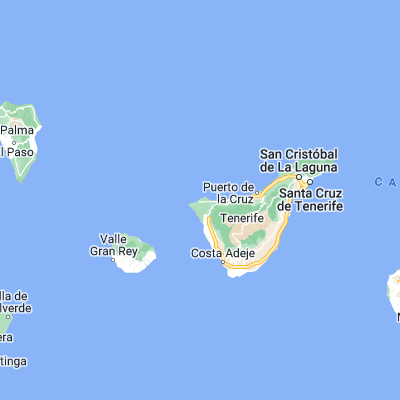 Map showing location of Buenavista del Norte (28.374580, -16.860980)