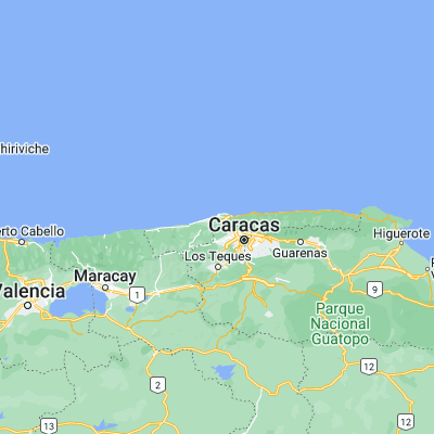 Map showing location of Catia La Mar (10.603830, -67.030340)