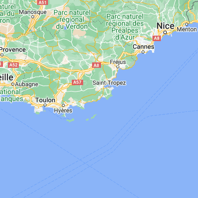 Map showing location of Cavalaire-sur-Mer (43.174030, 6.527150)