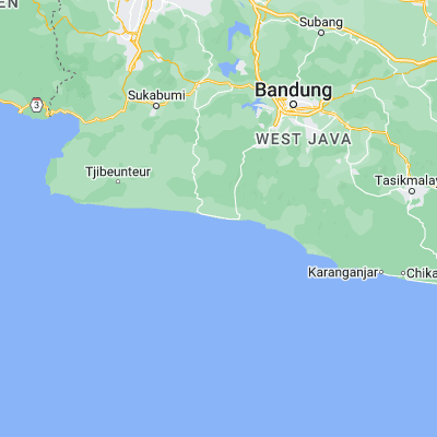 Map showing location of Cikamurang (-7.484800, 107.242900)