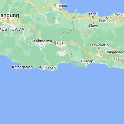 Map showing location of Cipari (-7.674600, 108.577600)