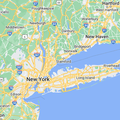 Map showing location of Cos Cob (41.033430, -73.599570)