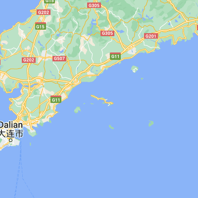 Map showing location of Dachangshandao (39.275560, 122.600000)