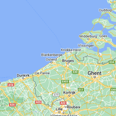 Map showing location of De Haan (51.272610, 3.034460)